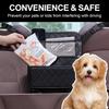 Car Net Pocket Handbag Holder, Purse Holder For Between Seats, Leather Seat Back Organizer Mesh Large Capacity Bag,Barrier Of Backseat Pet Kids