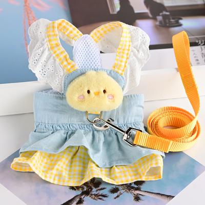 Spitze Haustierbekleidung Geschirr Kleider Für Kleine Kleine Hunde Welpe Tier Prinzessin Bichon Pomeranian Sommer Herbst Katze Denim Röcke