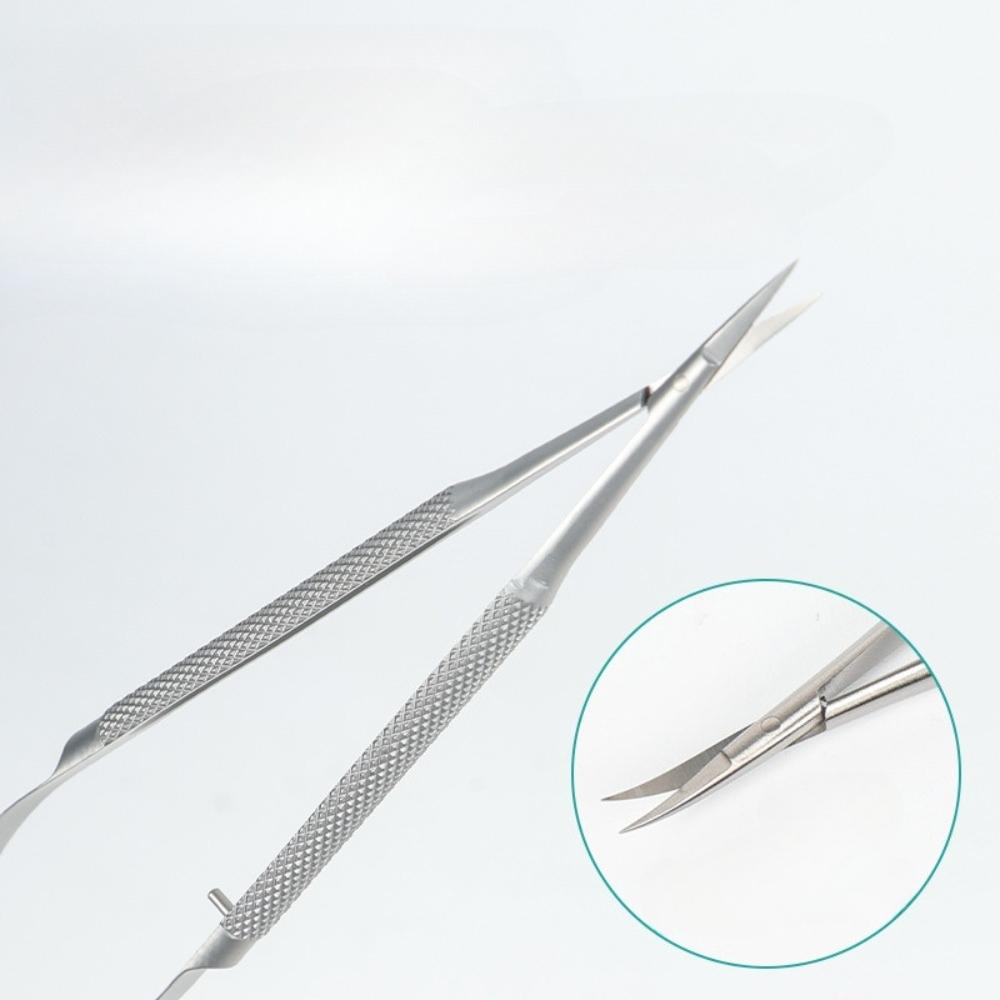 New Round Handle Stainless Steel Cuticle Nipper Pliers Dead Skin Remover Squeeze Straight Manicure Scissors Eyebrow Beauty Tools