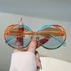 Y2K Luxury Designer Oversized Sunglasses for Women Men Vintage Big Frame Punk Colorful UV400 Sun Glasses
