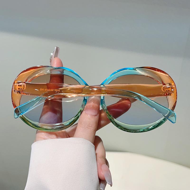 Y2K Luxury Designer Oversized Sunglasses for Women Men Vintage Big Frame Punk Colorful UV400 Sun Glasses