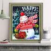Full Square Diamond Painting Christmas Snowman Cross Stitch Diamond Embroidery Cartoon Handicraft Art Home Decoration