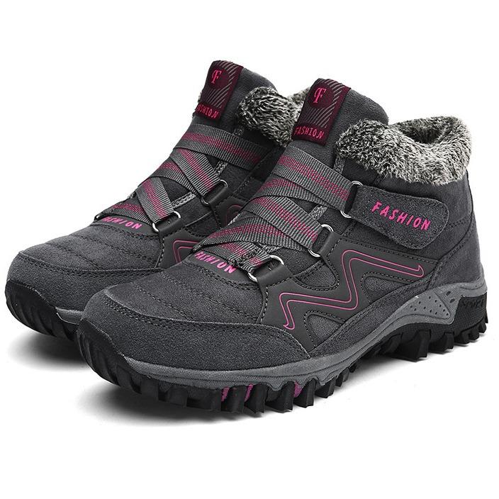 Large Size Outdoor Elderly Cotton Shoes Women's Winter High-top Snow Shoes Elderly Walking Shoes Mother Shoes