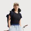 Li Ning Cool Tea T Comfortable Casual Simple Versatile Round Neck Pullover Short Sleeve T-Shirt Women T-Shirts Black ATSV594-5