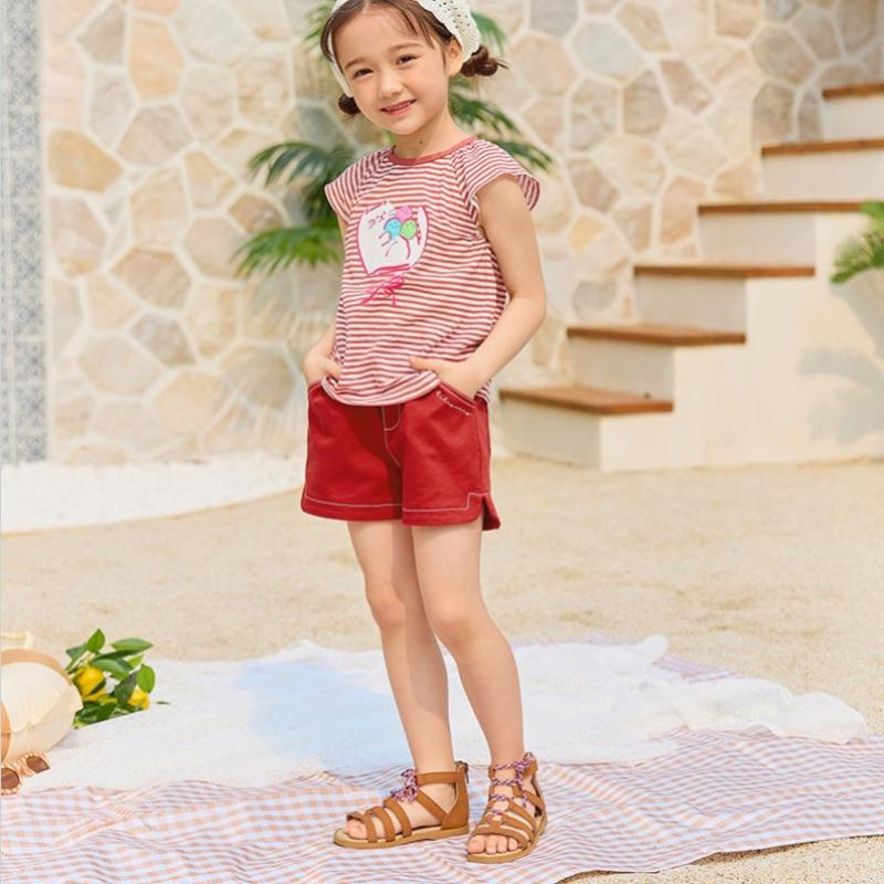 [lilipuri] Summer Marine Pantaloni Burgundy 