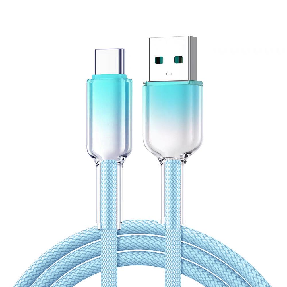 120W Super Fast Type-C Charging Cable for Apple 15/16, Huawei, Honor Phones