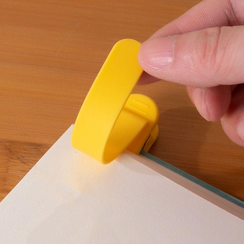 3/6pcs Non-Deforming Silicone Bookmark Practical Simple Book Spare Parts Soft Multi-Functional Automatic Bookmark Reader Gift