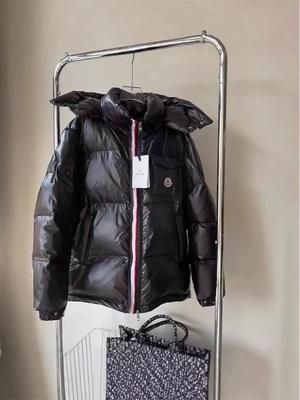 Unisex Bright Down Cotton Jacket with Color Stripes for Extreme Cold Weather