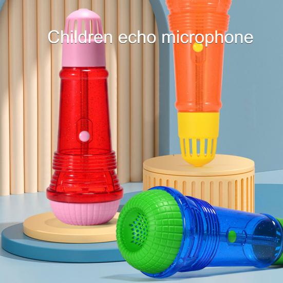 Kindermikrofon Sicher Keine Batterie erforderlich Physischer Echo Umweltfreundlich Geruchsfrei Unterhaltung Interaktiv Große Größe Echo-Mikrofon Spielzeug für Kind