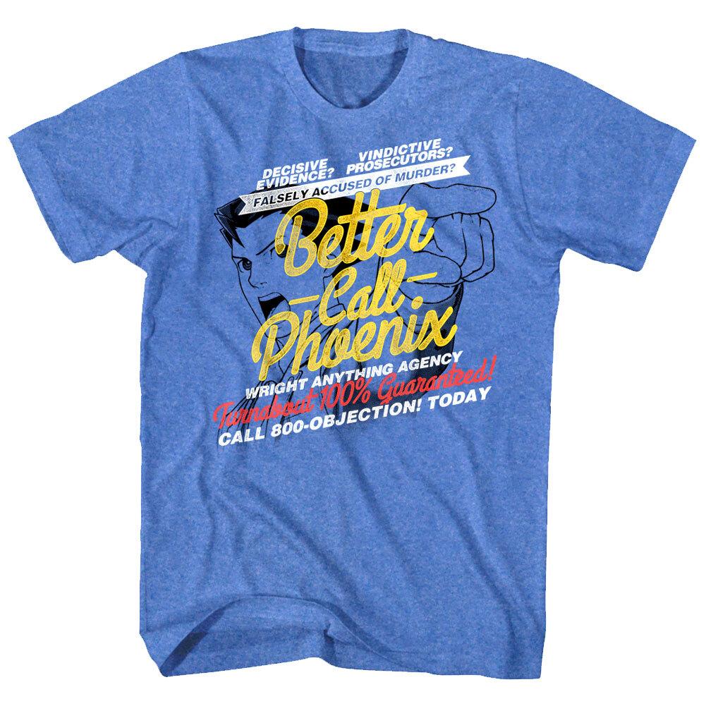 Ace Attorney Better Call Phoenix Men T Shirt XXXXL
