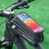 Bicycle Top Tube Front Frame Bag Waterproof Hard Shell Bag 7'' TPU Touch Screen