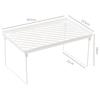 Bathroom Organizer Kitchen Utility Storage Rack Shelf Divider Makeup Home S