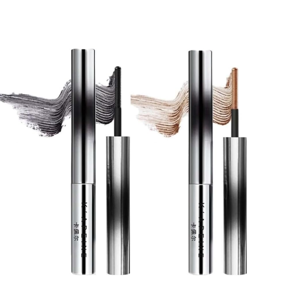 LEEINTO 2PC Curling Mascara Accentuates the Look of Your Waterproof and with Metal Popular Item - Three-dimensional Eyes, Long-lasting, Sweat-proof,