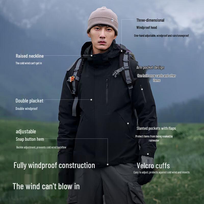 Pelliot Men's Classic 2.0 3-in-1 Down Jacket