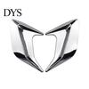 No Drill Car Decoration Shark Gill Side Vent Decals ABS Chrome Fender Trim Self-Adhesive Stick-On Sticker Exterior Hood Ornament Sporty Fit