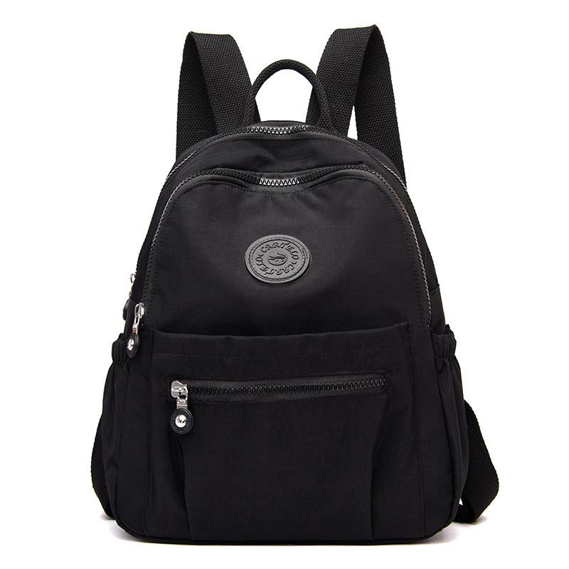 Manufacturer Backpack Women's Large Capacity Simple Versatile Backpack Bags Women's Fashion Lightweight Travel Bag Wholesale Women
