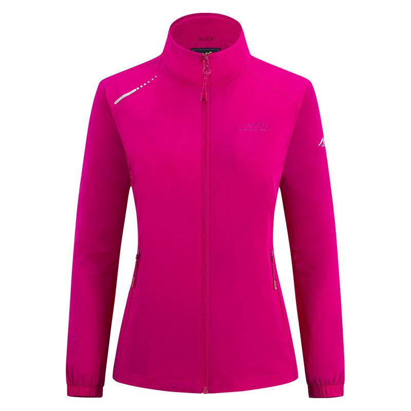 Couples' Plus Size Windbreaker: Lightweight Spring/Fall Outdoor Shell with Sun Protection & Waterproof Features