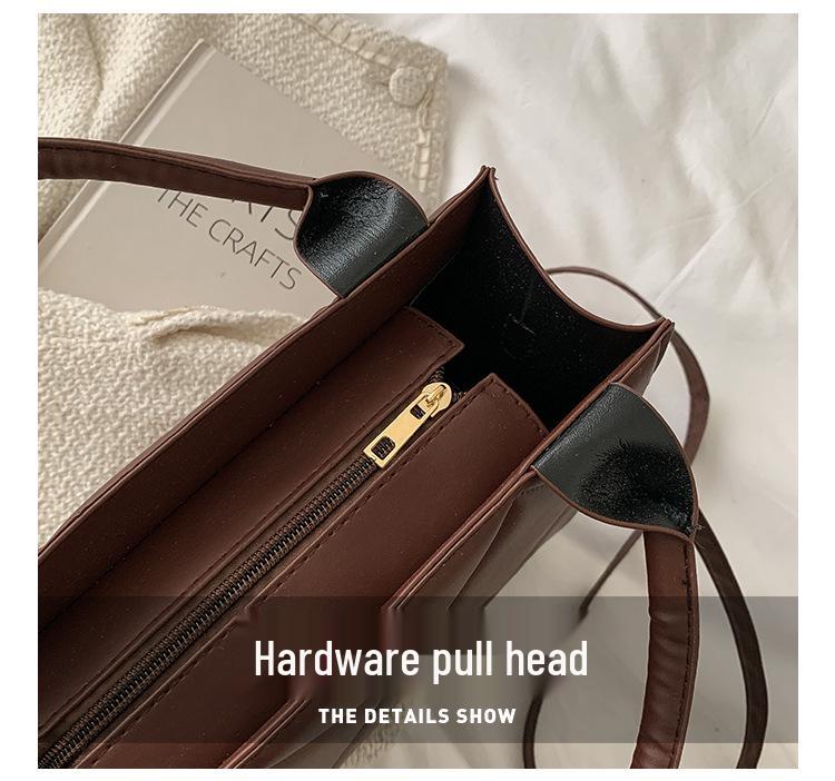 Geantă Tote Diamant Modă Simplă 2024 - Geantă de Umăr Messenger de Primăvară cu Capacitate Mare pentru Femei