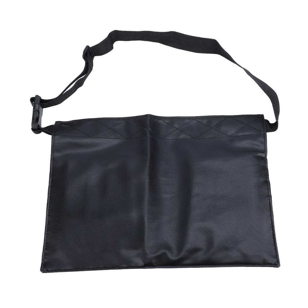 Makeup Brush Waist Bag Multi Pockets PU Cosmetic Makeup Brush Pouch with Artist Belt Strap