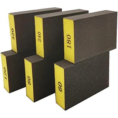 6 PCS Sanding Sponges Grit Sander Sponges for Metal Coarse Medium Fine Grit Sand Paper Brick Sanding Blocks for Wood