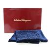 Salvatore Ferragamo Scarf Stall Navy blue Velor Women Used