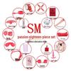 Kit Erotic SM pentru Adulți: Mască de ochi, Zăbală, Bici de piele și Corzi de legare