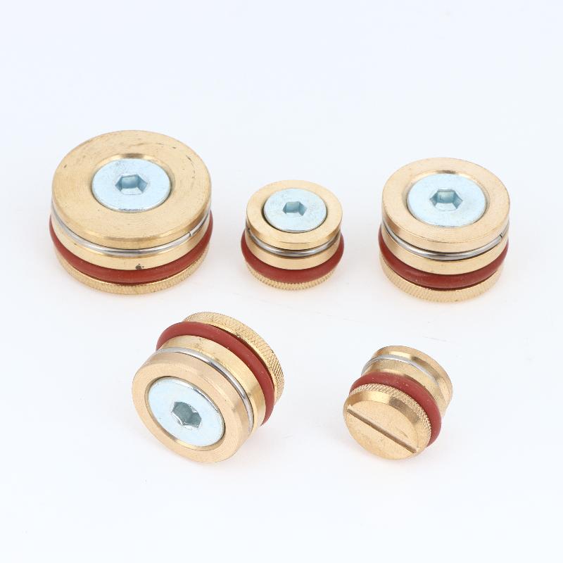 Brass Knurled Mold Water Stop Plug With Rust Resistance High Heat Resistance For Industrial Mold Repair And Manufacturing