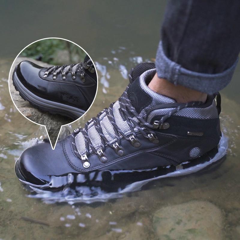 Neue Herren High-Top Wasserdichte Wanderschuhe Herbstmode Outdoor Sportschuhe Wanderstiefel Herren Herbst Übergröße 38 -46