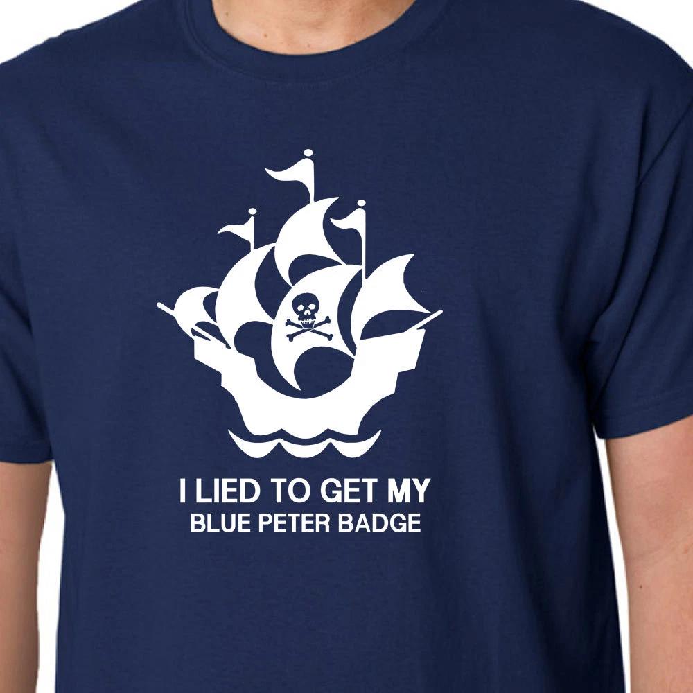 I Song to Get My Blue Peter Badge T-Shirt 80 s Kids Geek Funny Quote- 4XL