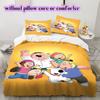 Family Guy Character Pattern Bedding Quilt Set Quilt Cover Pillowcase Home Decoration Birthday Gift (1*duvet Cover+ 2*pillowcase, Without Core)