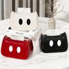 Cream Style Tissue Box Creative and Cute PP Tissue Case Living Room Dining Room Desktop Napkin Holder Desktop Decoration Gift