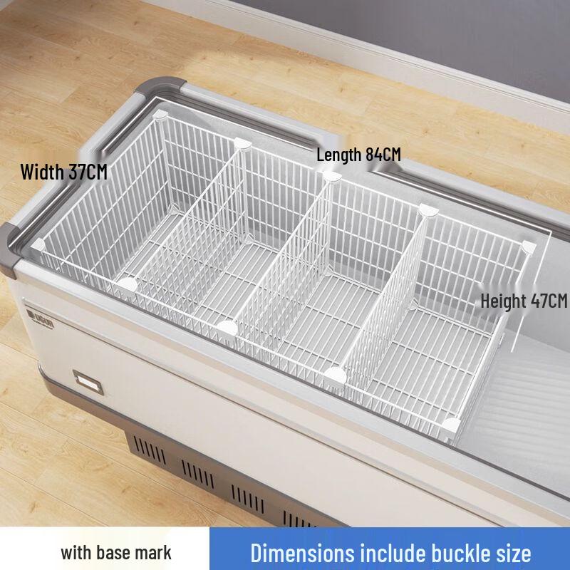 Magnetic Carbon Steel Refrigerator Freezer Organizer Partition