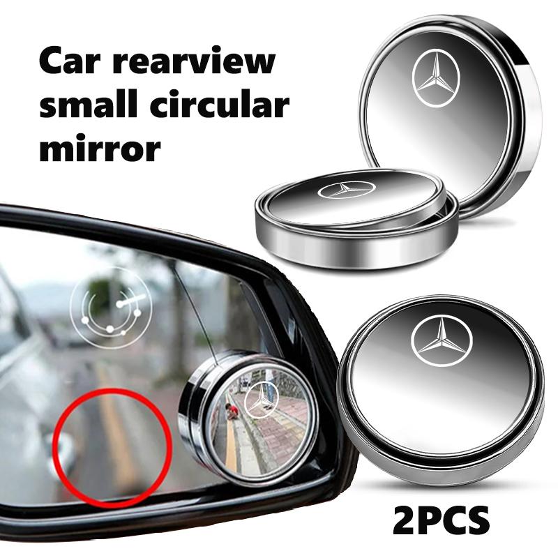 AABII1 For Benz Car Mount Auxiliary Rearview Mirror Wide-angle Round Frame Blind Spot Mirror CITAN VITO SPRINTER CLS SLK Sport ML C200