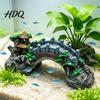 Non-Toxic Fish Accessories Aquarium Bridge Ornament Arch Miniature Tank Decor DIY Garden Mini Model for Terrarium Fairy Aquatic Life Safe Ornament