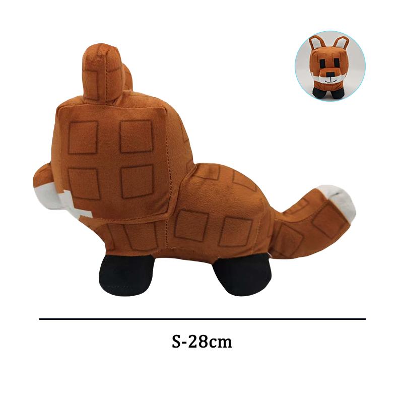 TreasuringU 28/40cm Grow Garden Wolf Plush Toys Game Cartoon Raccoon Fox Stuffed Dolls Pillow Soft Toy Brinquedos Birthday Gifts