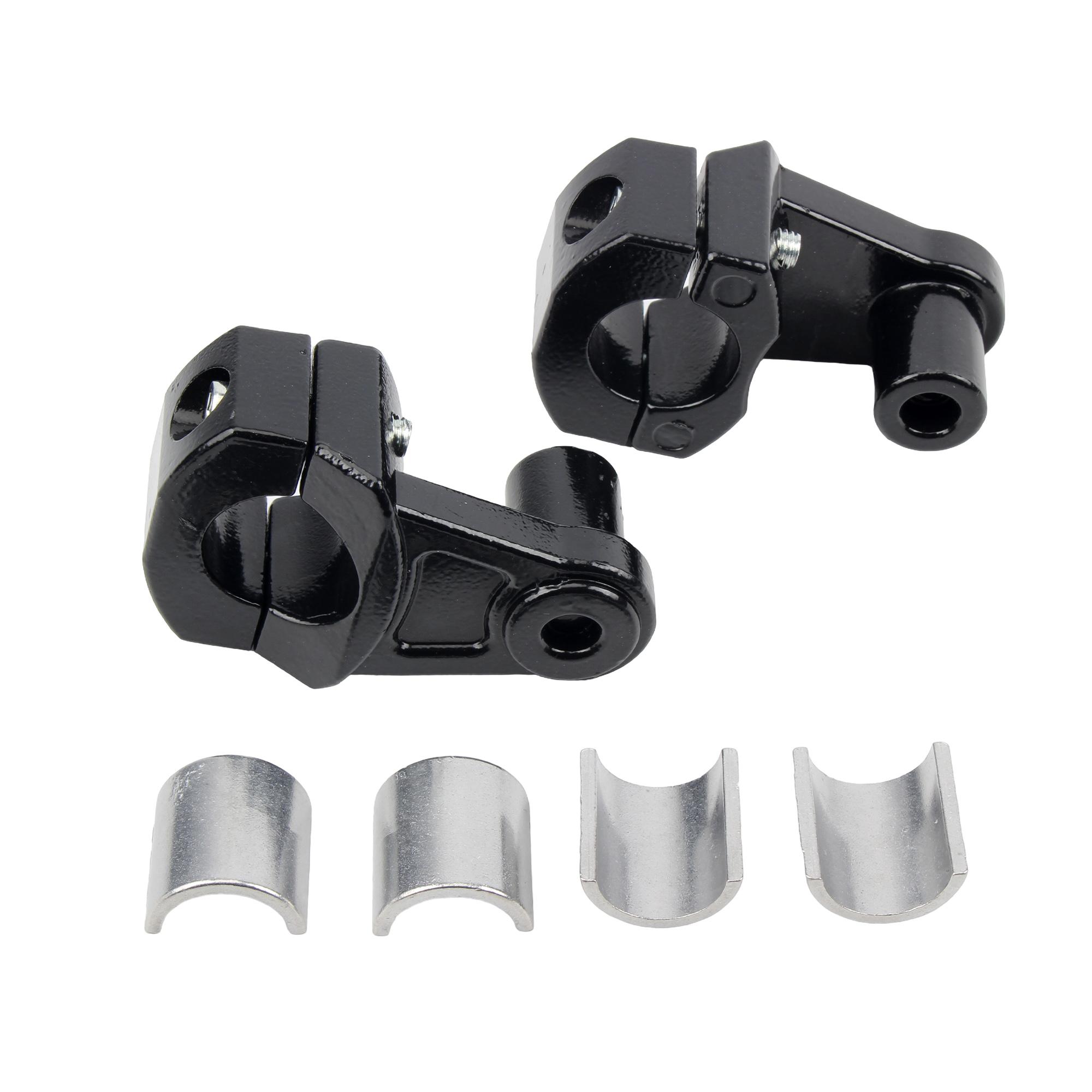 

28mm 22mm Motorcycle CNC Handlebar Riser Bar Handle Clamp Adapter Universal Parts For KTM 7/8 1-1/8 Pit Dirt Bike Accessories чорний