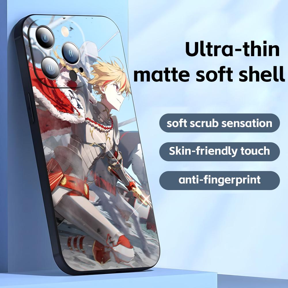 Fate strange Fake  Phone Case For iPhone17 16 16e 15 14 13 12 11 Plus Mini Pro Max Soft black Shockproof Cover