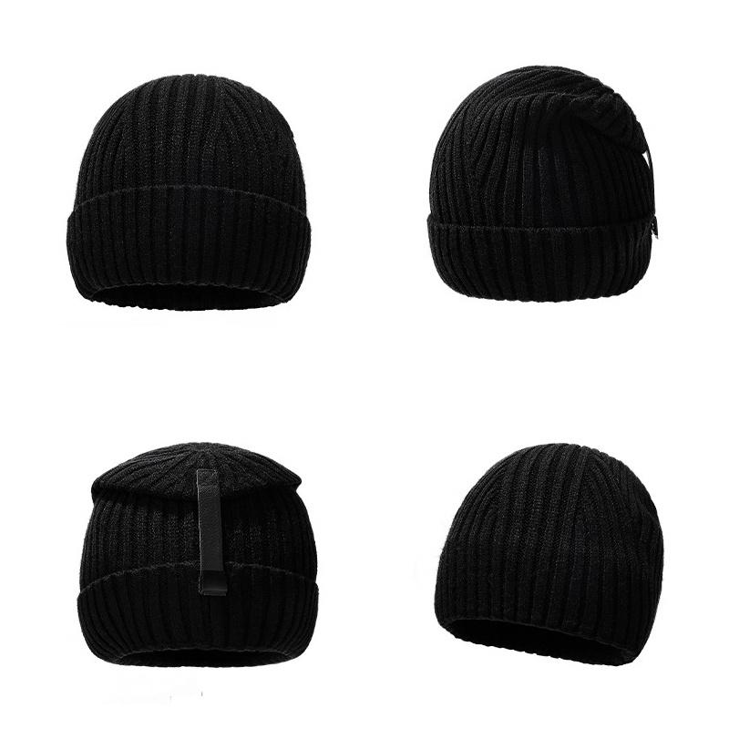 Winter Wool Hat Outdoor Cold-Proof Warm Ear Protection Knitted Hat