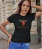 Bon Jovi Rotes Herz T-Shirt Baumwolle Damen SoftStyle schmale Passform Geschenk für sie