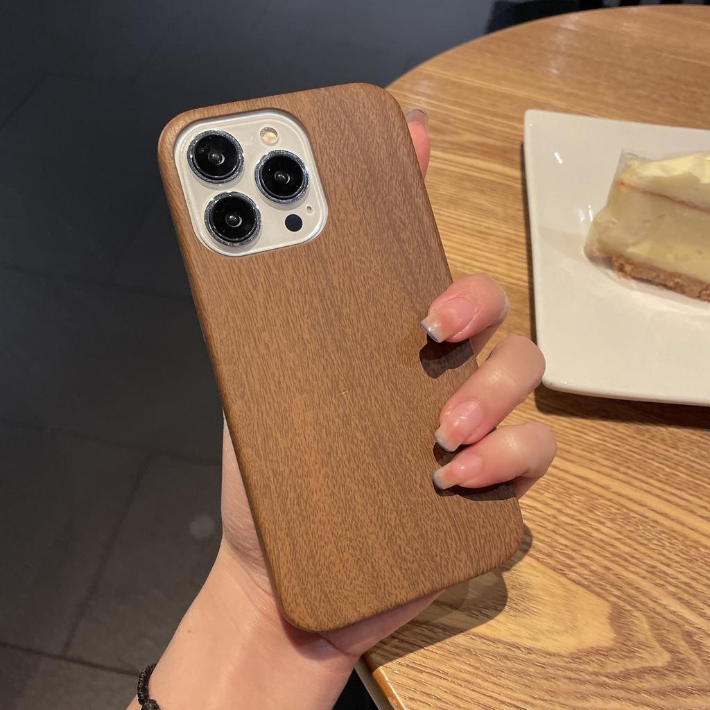 Apple 14 leather bamboo and wood text is suitable for iPhone12 mobile phone case 11 three packs 13promax/8plus/7se/x