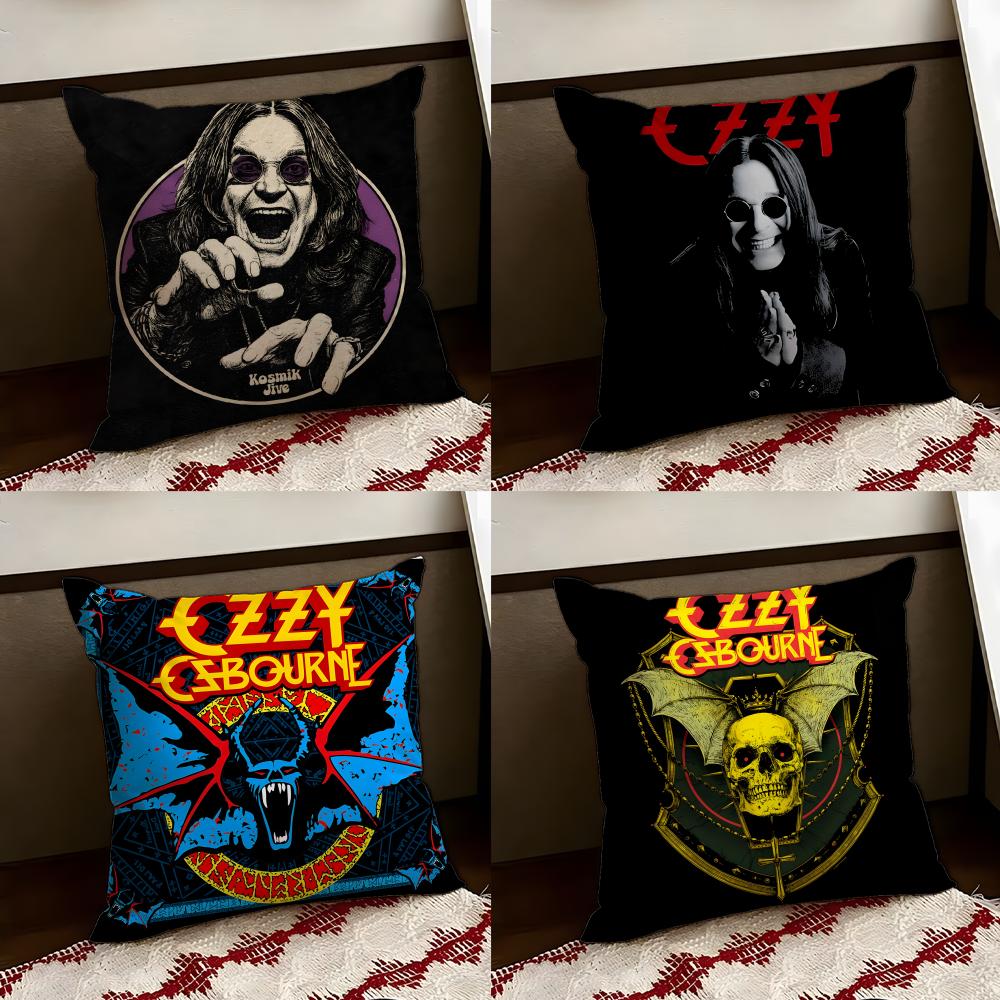 SingerOOzzy Osbournes Cushion Cover Reversible Soft Durable Pillow Cover Home Car MultiScene Use for Daily Comfort