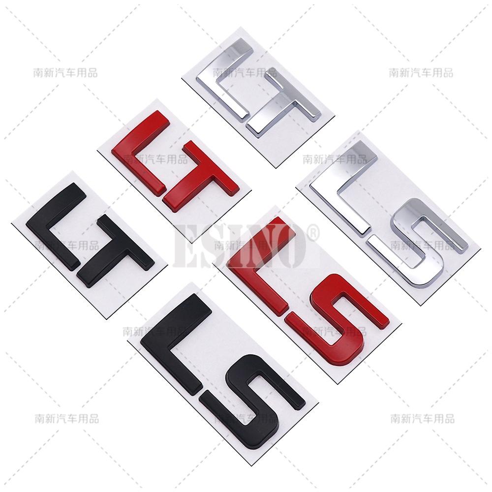 Car Styling LT LS 3D Metal Badge Body Adhesive Emblem Sticker Decal for Chevrolet Silverado Suburban Tahoe Offroad 4X4
