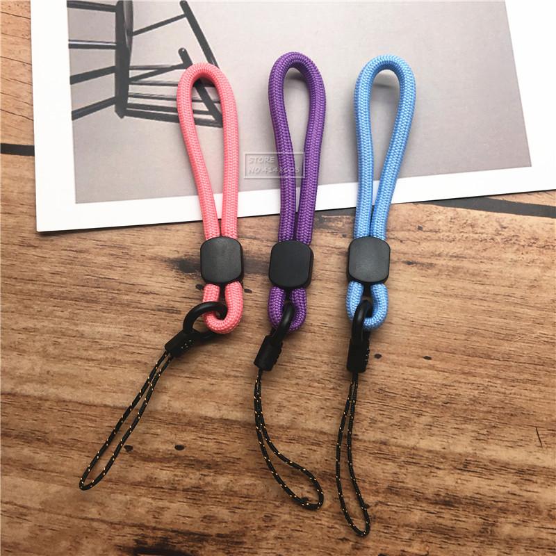 Handy-Lanyard Handgelenk-Anhänger Einfach Kurz Fingergewebt für USB-Sticks Handseil Verschleißfeste Schlaufe