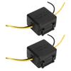 2Pcs Car Power Filter 12V Interference Proof Noises Reduction Reliable Stereo Power Supply Filter For Equalizers Amplifiers
