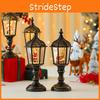 Figurine Snowman Christmas Vintage Table Lamp With Light Music And Effect Snow