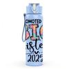 1PC Promoted To Big Sister 2025 Print 750ml Color Plastic Sports Water Bottle Leakproof Flip Straw Lid Suitable for Sports Office Home Use