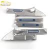 22 Highlander Stainless Steel Door Sill Trim Stickers - Anti-Scratch Welcome Pedal Protector