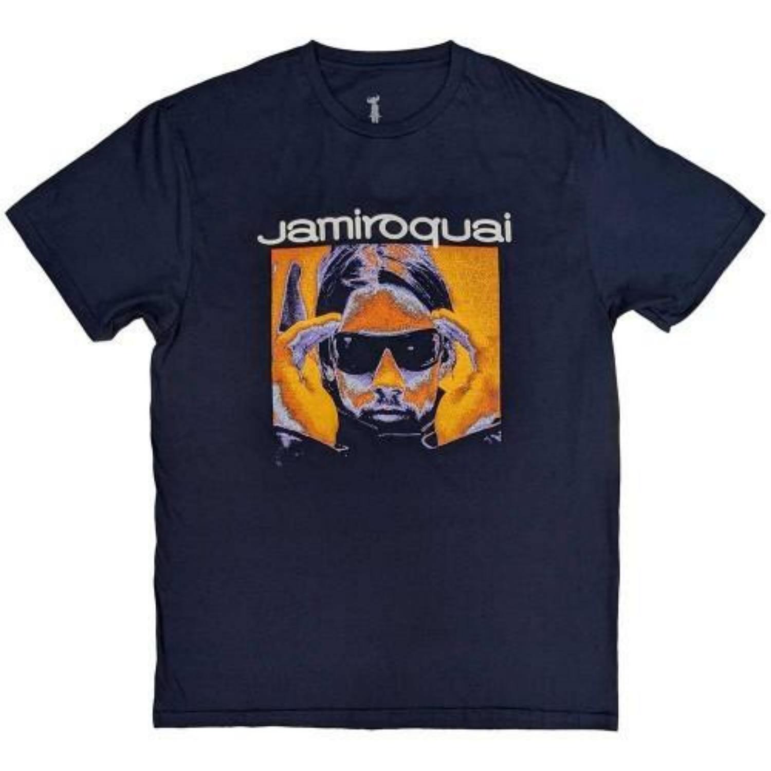 Jamiroquai Unisex Adult Orange Glow Cotton T-Shirt S