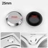 Silver Faucet Hole Cover Stainless Steel Faucet Decorative Covers Drainage Seal Plug  Bathroom