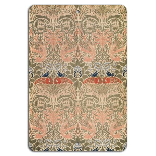 Vintage Bird  Floral Elegance Metal SignAluminum 20x30cm（7.8x11.8inch）